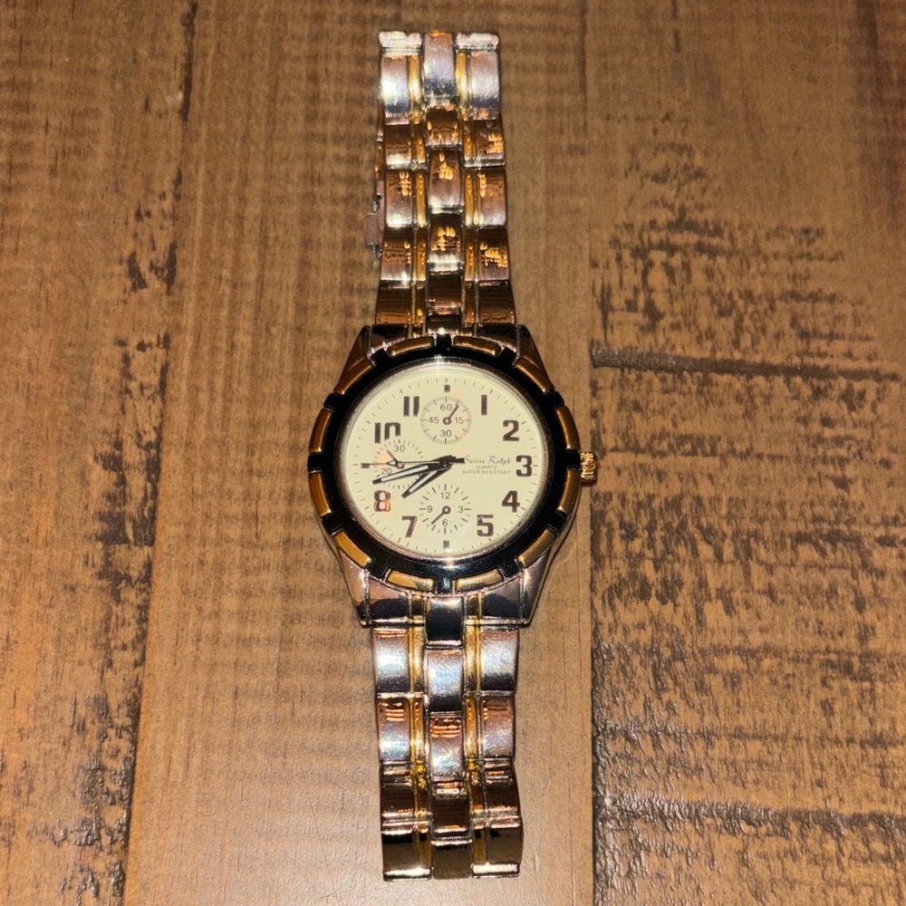 Gold and Silver Two-Tone Watch Suisse Ralph brand. Never worn new